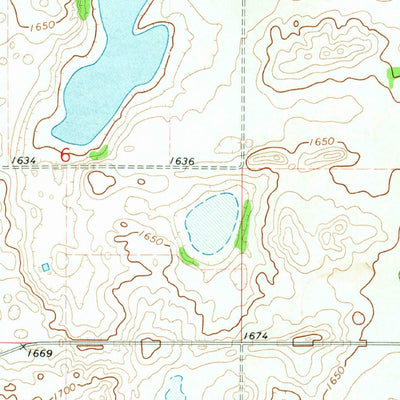 United States Geological Survey Wolford, ND (1971, 24000-Scale) digital map