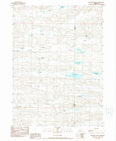 United States Geological Survey Wolford Valley, NE (1989, 24000-Scale) digital map