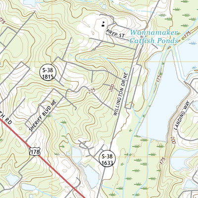 United States Geological Survey Wolfton, SC (2020, 24000-Scale) digital map
