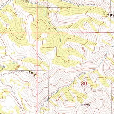 United States Geological Survey Wolverine, ID (1981, 24000-Scale) digital map