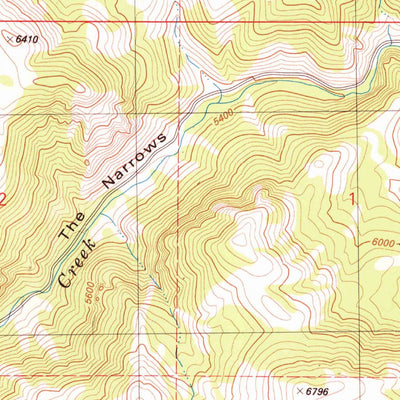 United States Geological Survey Wolverine, ID (1981, 24000-Scale) digital map