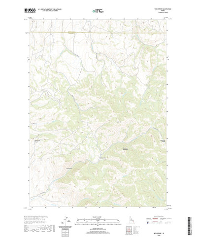 United States Geological Survey Wolverine, ID (2020, 24000-Scale) digital map