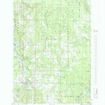 United States Geological Survey Wolverine, MI (1986, 24000-Scale) digital map