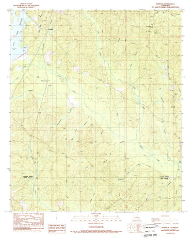 United States Geological Survey Womack, LA (1989, 24000-Scale) digital map