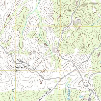 United States Geological Survey Womack, LA (2012, 24000-Scale) digital map