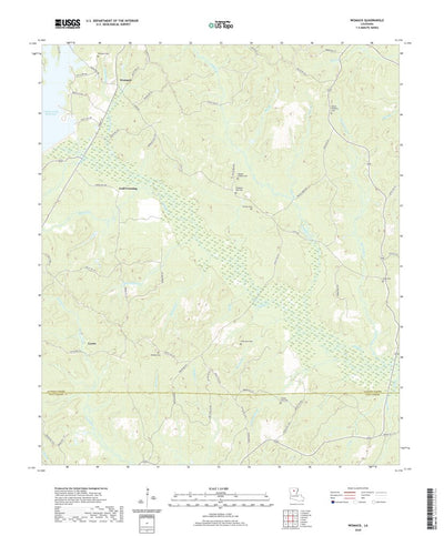 United States Geological Survey Womack, LA (2020, 24000-Scale) digital map