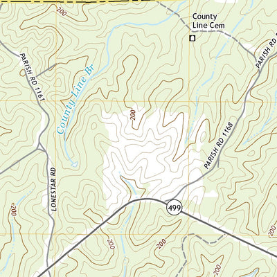 United States Geological Survey Womack, LA (2020, 24000-Scale) digital map