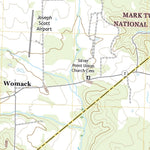 United States Geological Survey Womack, MO (2021, 24000-Scale) digital map