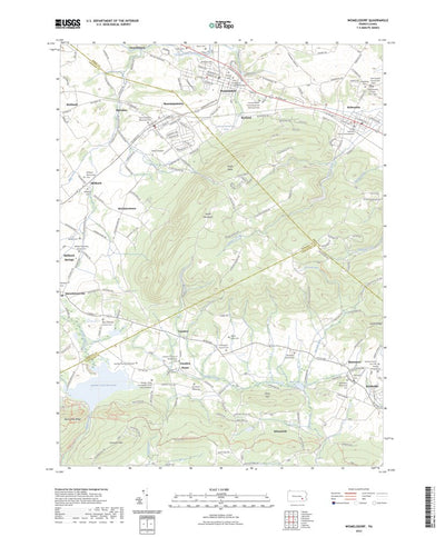United States Geological Survey Womelsdorf, PA (2023, 24000-Scale) digital map