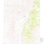 United States Geological Survey Wonder Mountain, NV (1972, 24000-Scale) digital map
