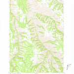 United States Geological Survey Wood Butte, OR (1967, 24000-Scale) digital map