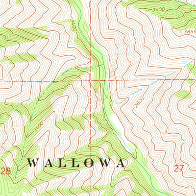 United States Geological Survey Wood Butte, OR (1967, 24000-Scale) digital map