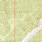United States Geological Survey Wood Canyon, UT (1996, 24000-Scale) digital map