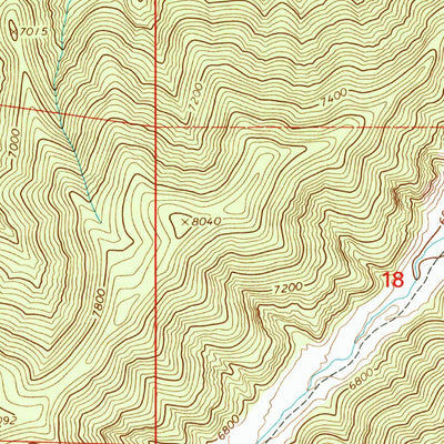 United States Geological Survey Wood Canyon, UT (1996, 24000-Scale) digital map