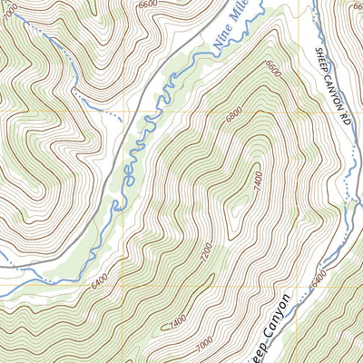 United States Geological Survey Wood Canyon, UT (2023, 24000-Scale) digital map