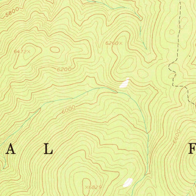 United States Geological Survey Wood Hump, ID (1962, 24000-Scale) digital map