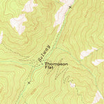 United States Geological Survey Wood Hump, ID (1962, 24000-Scale) digital map