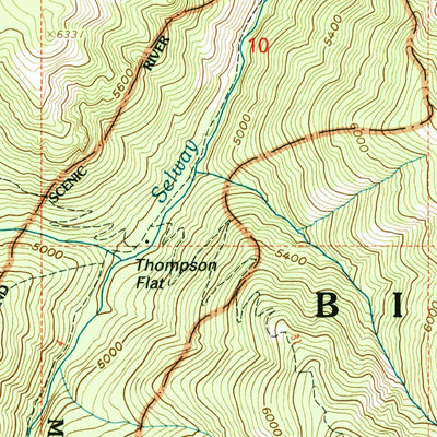 United States Geological Survey Wood Hump, ID (1998, 24000-Scale) digital map