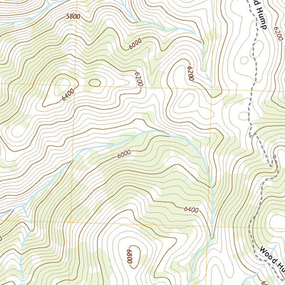 United States Geological Survey Wood Hump, ID (2020, 24000-Scale) digital map