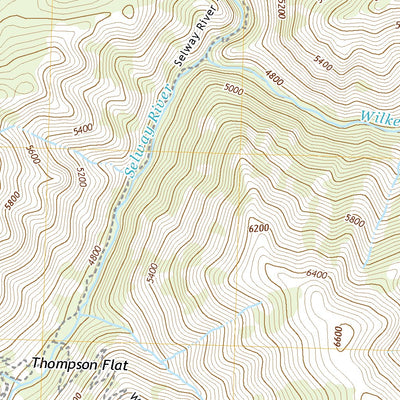 United States Geological Survey Wood Hump, ID (2020, 24000-Scale) digital map