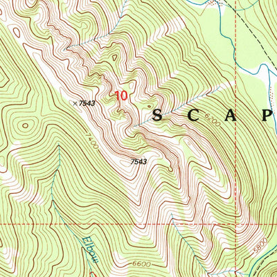 United States Geological Survey Wood Lake, MT (1995, 24000-Scale) digital map