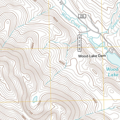 United States Geological Survey Wood Lake, MT (2011, 24000-Scale) digital map