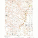 United States Geological Survey Wood Lake, NE (1950, 62500-Scale) digital map