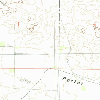 United States Geological Survey Wood Lake, NE (1985, 24000-Scale) digital map