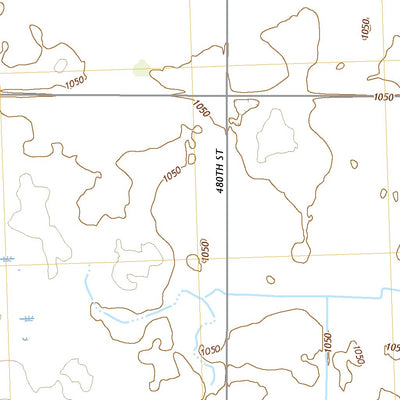 United States Geological Survey Wood Lake NW, MN (2022, 24000-Scale) digital map