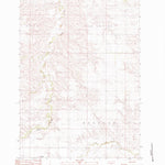 United States Geological Survey Wood North, SD (1982, 24000-Scale) digital map
