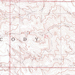 United States Geological Survey Wood North, SD (1982, 24000-Scale) digital map