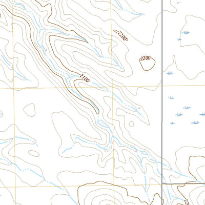 United States Geological Survey Wood North, SD (2017, 24000-Scale) digital map