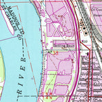 United States Geological Survey Wood River, IL-MO (1955, 24000-Scale) digital map