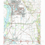 United States Geological Survey Wood River, IL-MO (1994, 24000-Scale) digital map