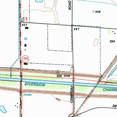 United States Geological Survey Wood River, IL-MO (1994, 24000-Scale) digital map