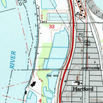 United States Geological Survey Wood River, IL-MO (1994, 24000-Scale) digital map
