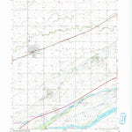United States Geological Survey Wood River, NE (1962, 24000-Scale) digital map