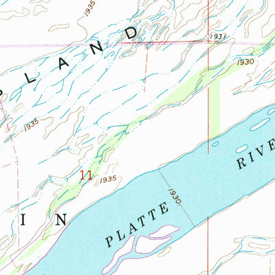 United States Geological Survey Wood River, NE (1962, 24000-Scale) digital map