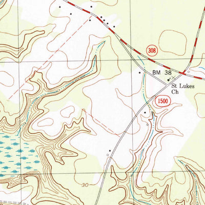 United States Geological Survey Woodard, NC (2002, 24000-Scale) digital map