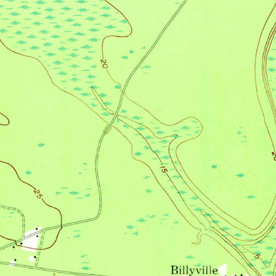 United States Geological Survey Woodbine, GA (1958, 24000-Scale) digital map