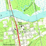 United States Geological Survey Woodbine, GA (1958, 24000-Scale) digital map