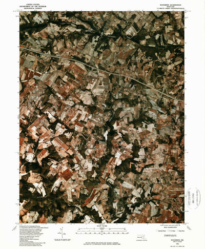 United States Geological Survey Woodbine, MD (1981, 24000-Scale) digital map