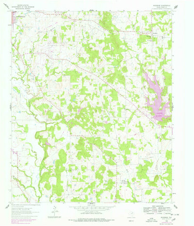 United States Geological Survey Woodbine, TX (1960, 24000-Scale) digital map