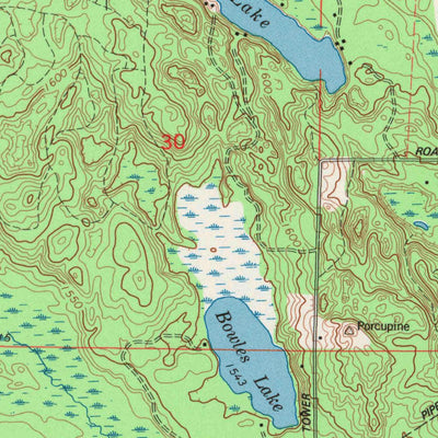United States Geological Survey Woodboro, WI (1982, 24000-Scale) digital map