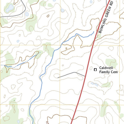 United States Geological Survey Woodburn, KY (2022, 24000-Scale) digital map