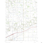 United States Geological Survey Woodburn North, IN (2022, 24000-Scale) digital map