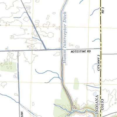 United States Geological Survey Woodburn North, IN (2022, 24000-Scale) digital map