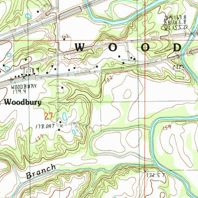 United States Geological Survey Woodbury, IL (1985, 24000-Scale) digital map