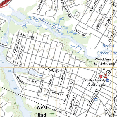 United States Geological Survey Woodbury, NJ (2023, 24000-Scale) digital map