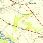 United States Geological Survey Woodbury, NJ-PA (1951, 24000-Scale) digital map